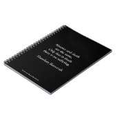 Carnet Citation de Teddy Roosevelt - Absence & Mort (Côté gauche)