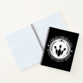 Carnet Citation de travail de bowling drôle (Intérieur)
