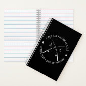 Carnet Citation de travail drôle de pêche (À l'intérieur)