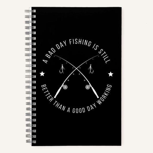 Carnet Citation de travail drôle de pêche (Recto)