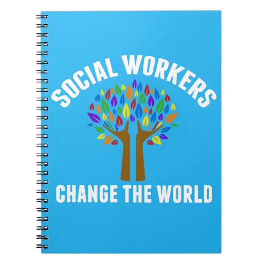 Carnet Citation de travail social mignon (Devant)