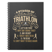 Carnet Citation de triathlon fou (Devant)
