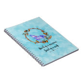 Carnet Citation de typographie à l'aquarelle Wolf Boho St (Côté Droit)