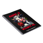 Carnet Citation De Vache Drôle (Côté Droit)