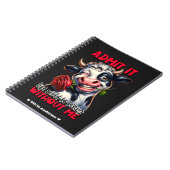 Carnet Citation De Vache Drôle (Côté gauche)