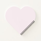 Carnet Citation de vélo en forme de coeur (Dos)