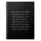 Carnet Citation d'écriture Mark 8 34 (Devant)