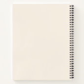 Carnet Citation d'Emily Dickinson Rétro Machine à Écrire (Dos)