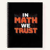 Carnet Citation d'enseignant en mathématiques - En mathém (Devant)