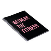 Carnet Citation D'Entraînement Témoin De La Fitness Rose (Côté Droit)