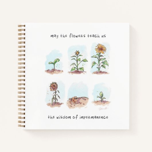 Carnet Citation des fleurs (Devant)