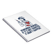 Carnet Citation d'infirmière drôle sur la charting Vintag (Côté Droit)