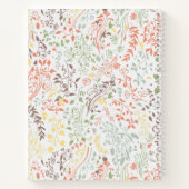 Carnet Citation d'inspiration florale Boho (Dos)