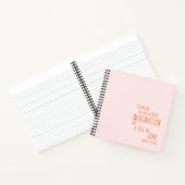 Carnet Citation d'inventeur amusant Typographie minimalis (Intérieur)