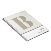 Carnet Citation Drôle Créez Votre Propre Monogramme (Côté Droit)
