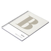Carnet Citation Drôle Créez Votre Propre Monogramme (Côté gauche)