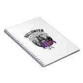 Carnet Citation drôle de cape d'Halloween de squelette de (Côté Droit)