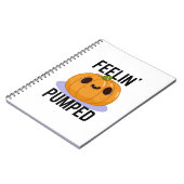 Carnet Citation Drôle de Citrouille Gonflée (Côté gauche)