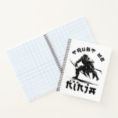 Carnet Citation drôle de ninja (Intérieur)