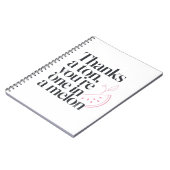 Carnet Citation drôle de pastèque pour un collègue ayant  (Côté gauche)