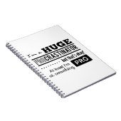 Carnet Citation drôle de Procrastinator (Côté Droit)
