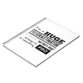 Carnet Citation drôle de Procrastinator (Côté gauche)