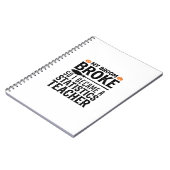 Carnet Citation drôle de professeur de statistiques pour (Côté gauche)