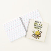 Carnet Citation drôle de tennis (Intérieur)