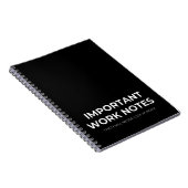 Carnet Citation drôle de travail (Côté Droit)