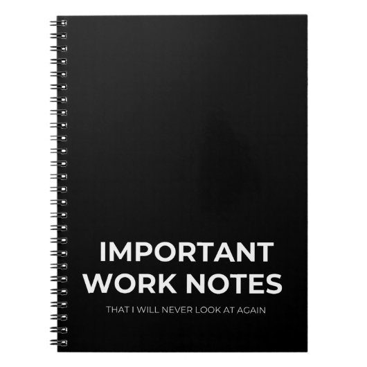 Carnet Citation drôle de travail (Devant)