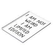 Carnet Citation drôle d'édition limitée (Côté gauche)