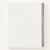 Carnet Citation Drôle Monogrammée (Dos)