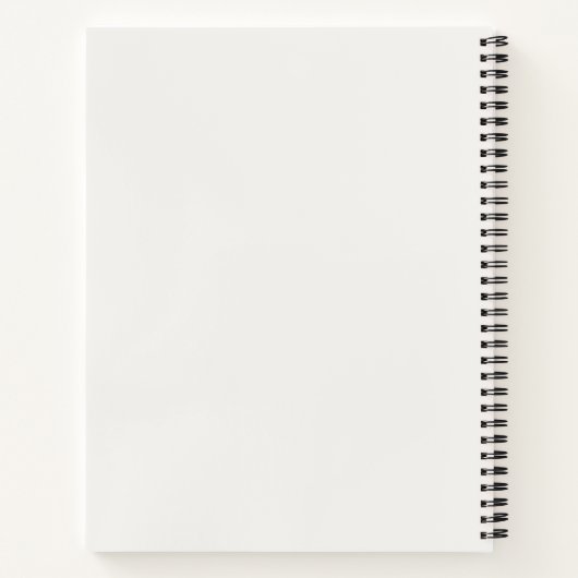 Carnet Citation Drôle Monogrammée (Dos)