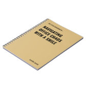 Carnet Citation drôle sur la navigation dans le chaos du (Côté gauche)