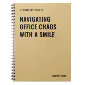 Carnet Citation drôle sur la navigation dans le chaos du (Devant)