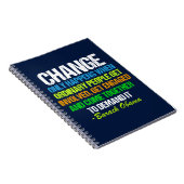 Carnet Citation du discours inspiré d'Obama Changement po (Côté Droit)