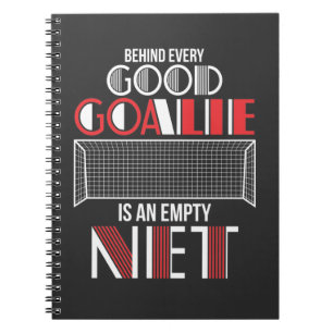 Carnet Citation d'un gardien de football pour un gardien