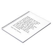 Carnet Citation Finir Chaque Jour (Côté gauche)