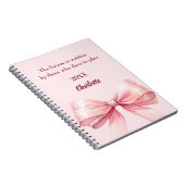 Carnet Citation inspirante arc rose (Côté Droit)