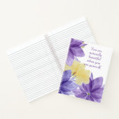 Carnet Citation inspirante Écrivain d'affirmation positiv (Intérieur)