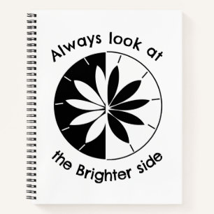 Carnet Citation Inspirante Regardez Le Côté Lumineux