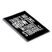 Carnet Citation Inspirante Sans Croissance Sans Lutte (Côté Droit)