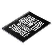 Carnet Citation Inspirante Sans Croissance Sans Lutte (Côté gauche)