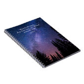 Carnet Citation Inspiration du ciel nocturne (Côté Droit)