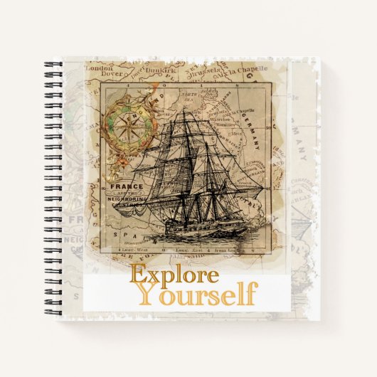 Carnet Citation Inspirationnelle Motivationnelle Moderne  (Devant)