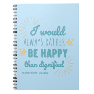Carnet Citation Jane Eyre I - Blue Edition