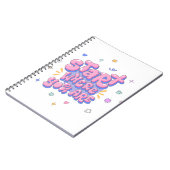 Carnet Citation Lettre Bulle Colorée (Côté gauche)