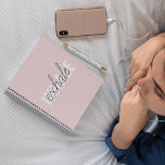 Carnet Citation moderne Pastel Pink Inhale Exhale<br><div class="desc">Citation moderne Pastel Pink Inhale Exhale</div>