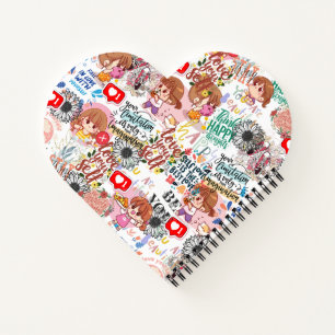 Carnet Citation motivante mignonne – Positive Kawaii