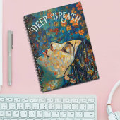 Carnet Citation motivationnelle, Boho Flowers Blue et Ora